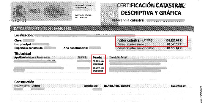 Certificación Catastral Descriptiva y Gr´fica