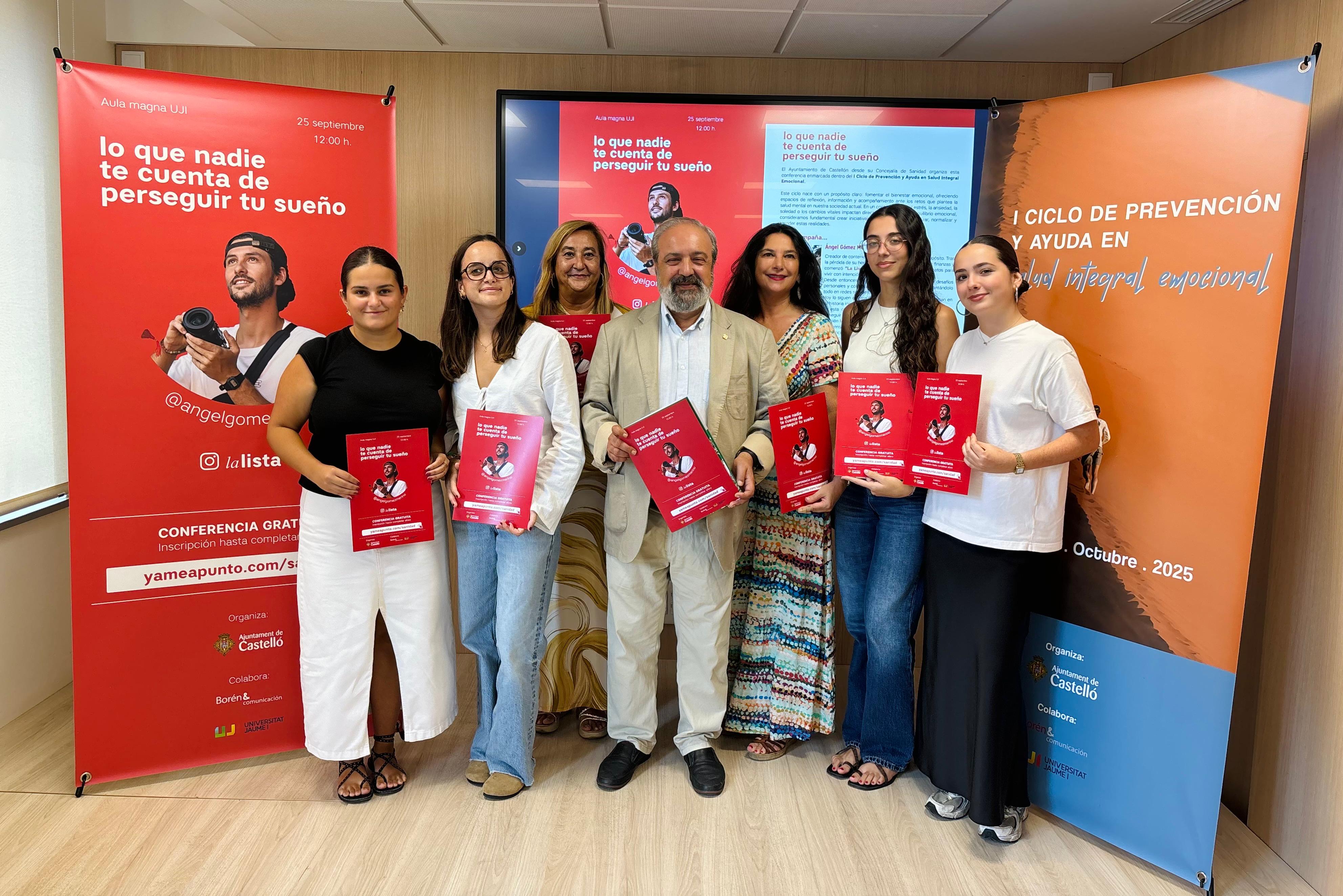 La regidoria de Salut Pública presenta de la mà de l'UJI l'I Cicle de Prevenció i Ajuda en Salut Integral Emocional per a fomentar el benestar de la ciutadania