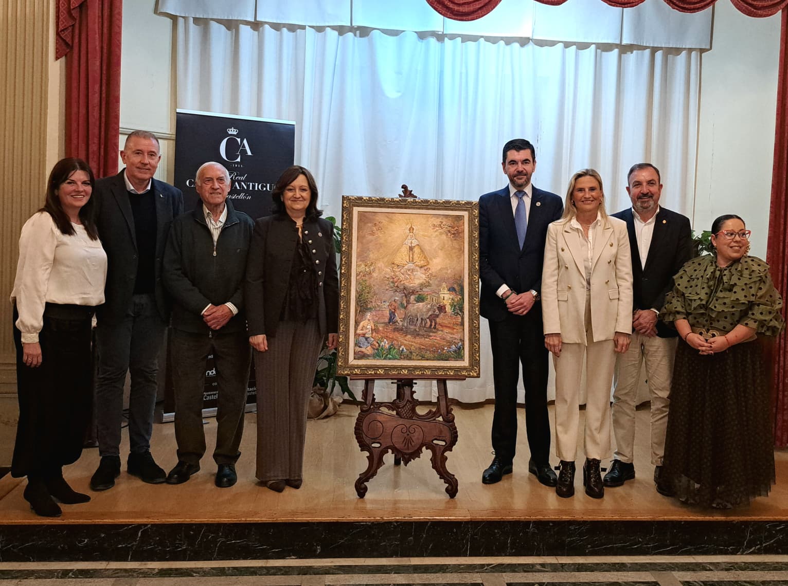 Presentada l'obra pictòrica de José Manuel Porcar Queral que anunciarà les festes patronals de la Mare de Déu del Lledó