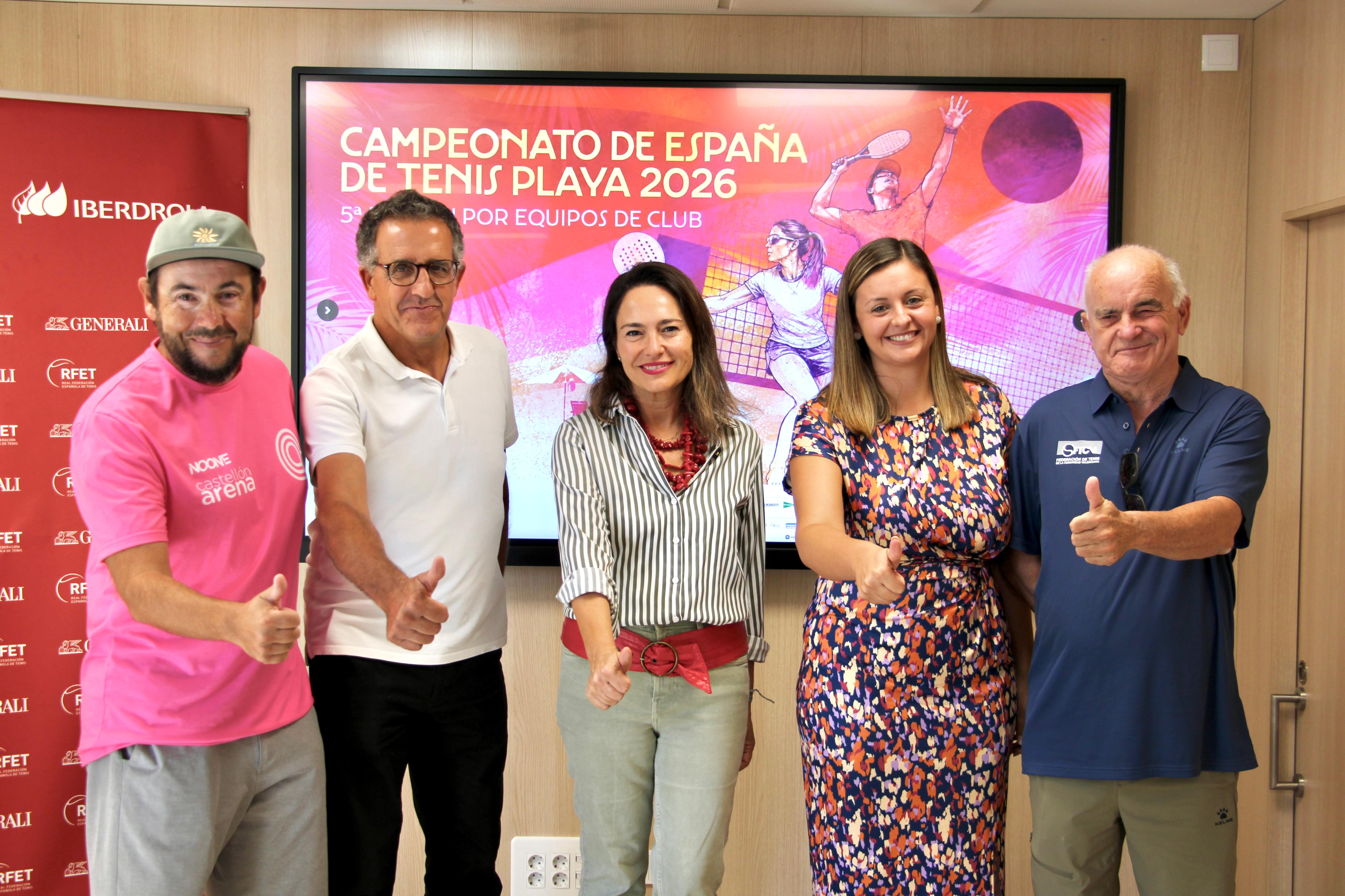 Castelló reunirà més de 400 esportistes en el Campionat d'Espanya de Tenis Platja