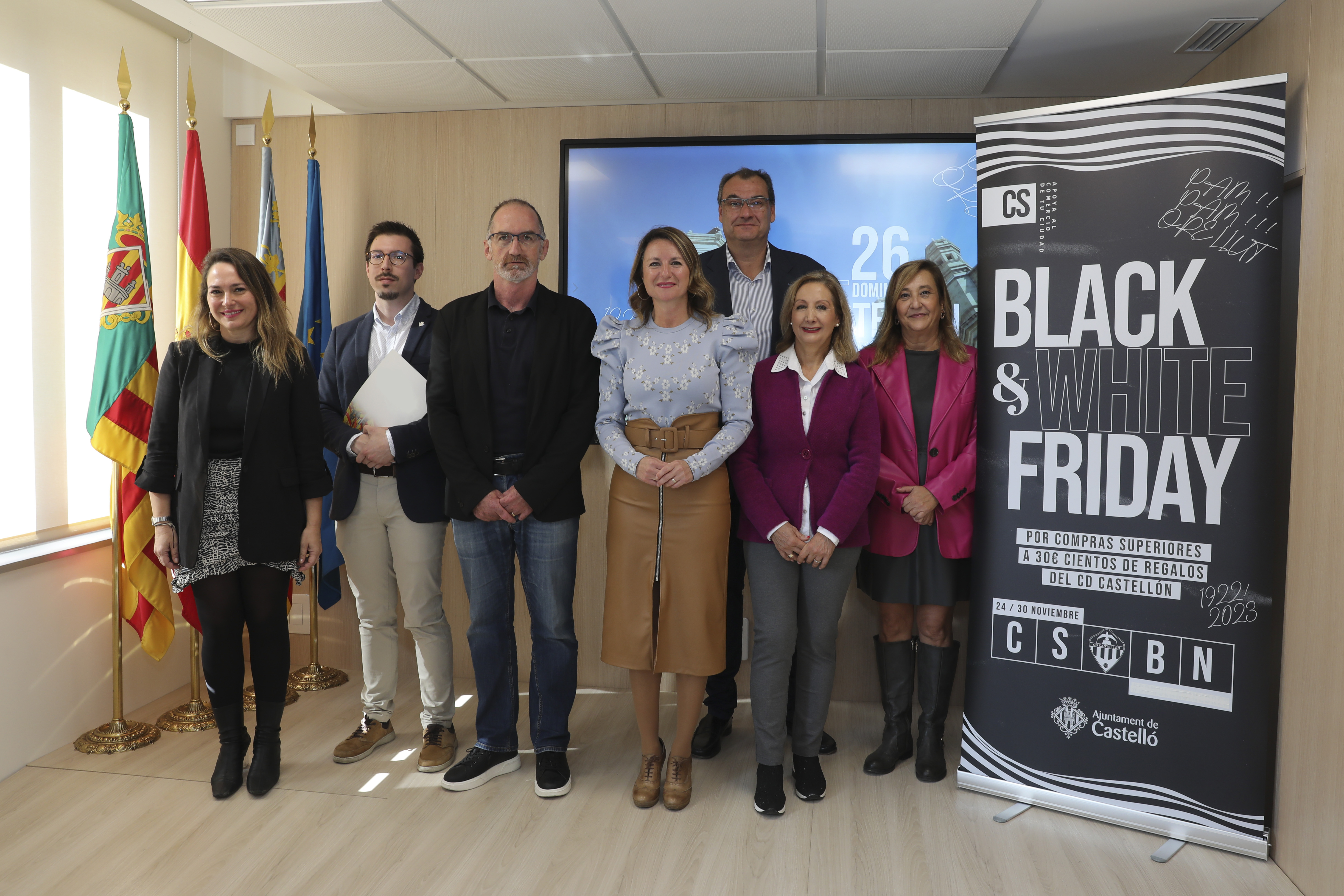 Carrasco: “Lanzamos dos campañas por el Black Friday en nuestra firme apuesta por el comercio local donde sumamos al CD Castellón y a los comerciantes para mantener viva la ciudad”