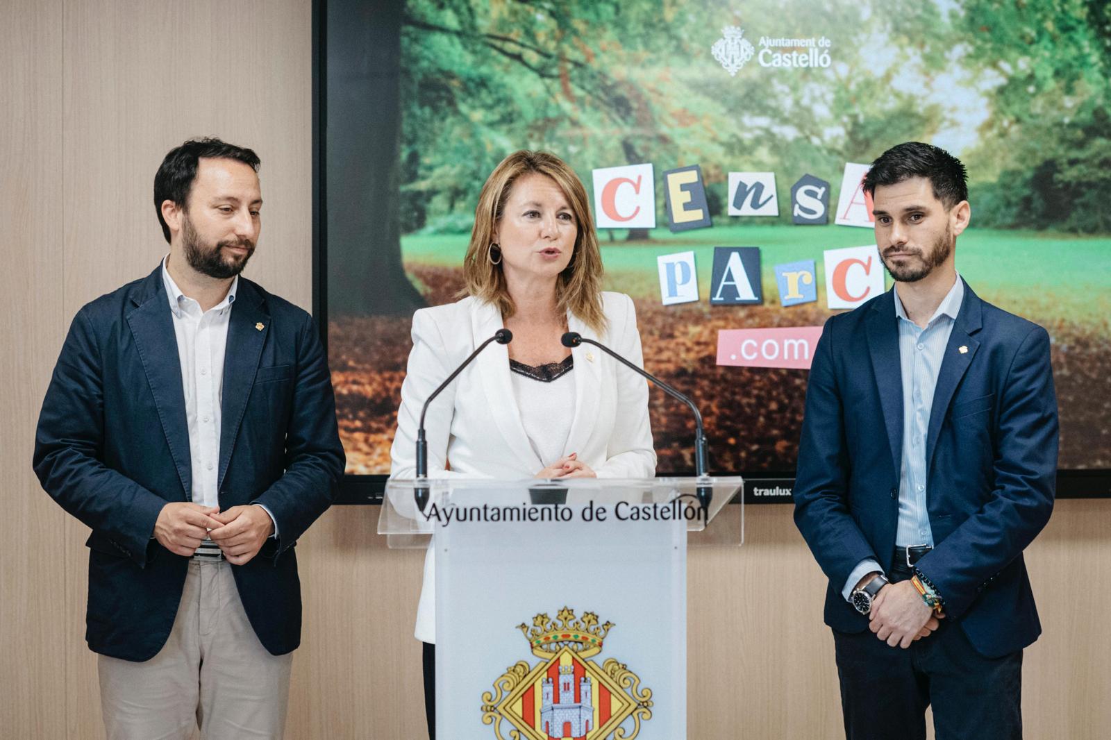 Begoña Carrasco presenta Censal Parc “el mayor parque urbano de la ciudad que será posible gracias a las opiniones de todos los castellonenses”