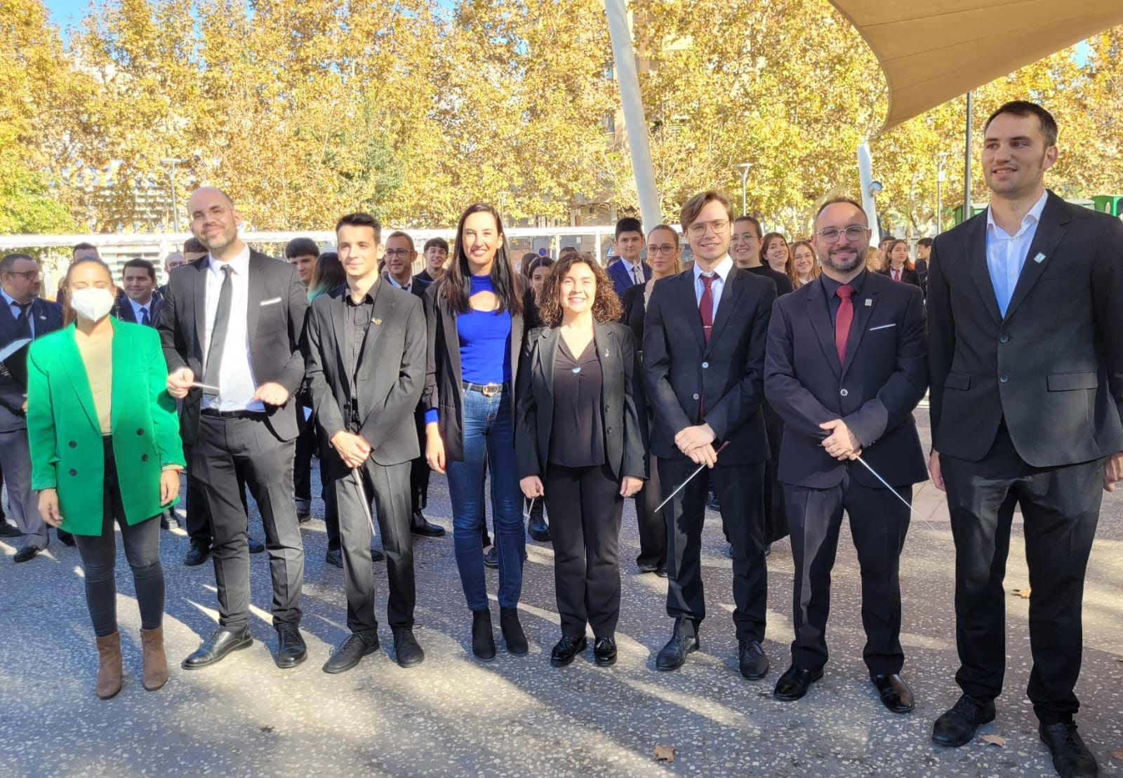 Castellón celebra Santa Cecilia con un concierto simultáneo de 150 músicos en el Grao