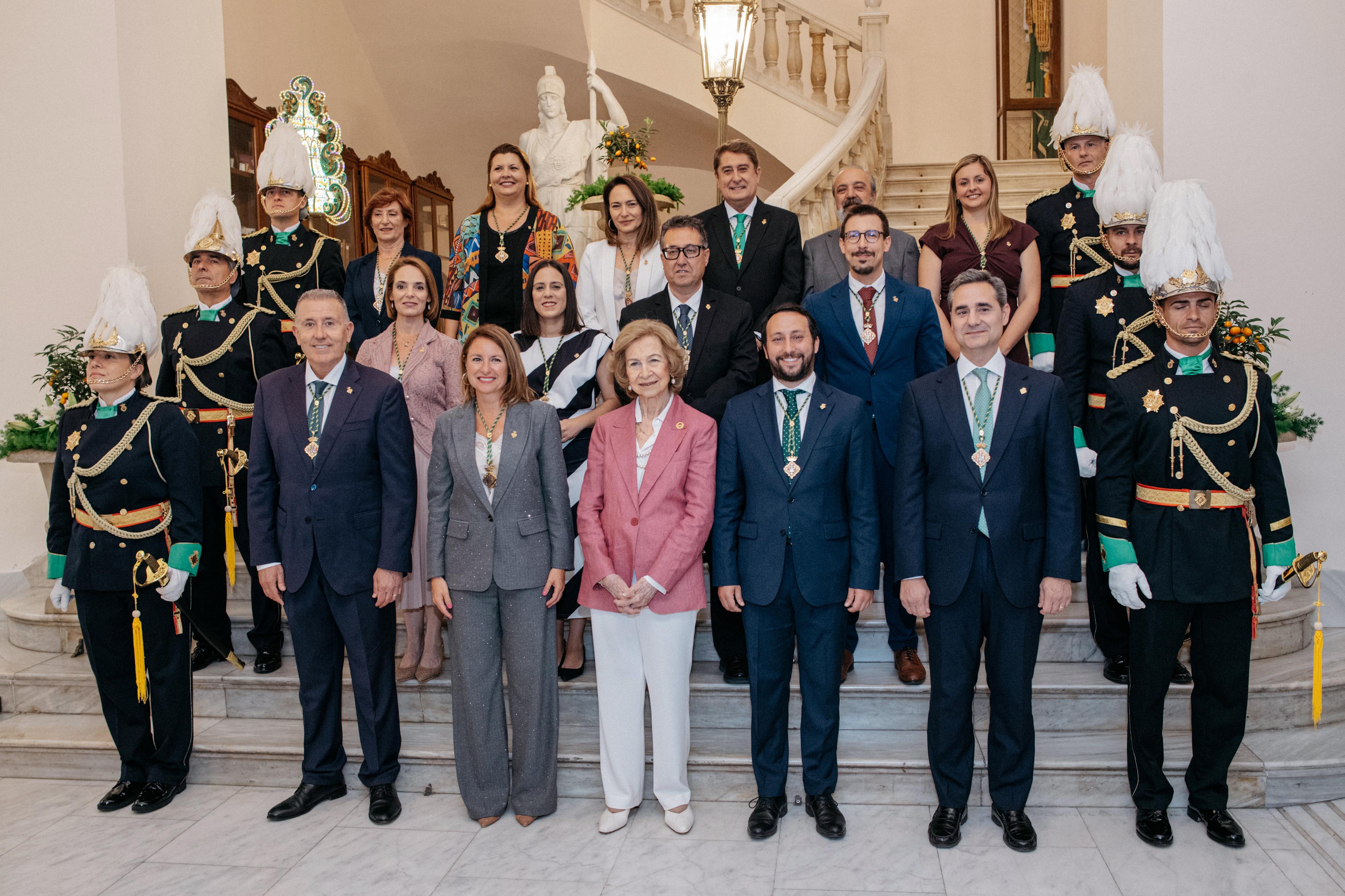 Sa Majestat la Reina Sofía visita l'Ajuntament de Castelló