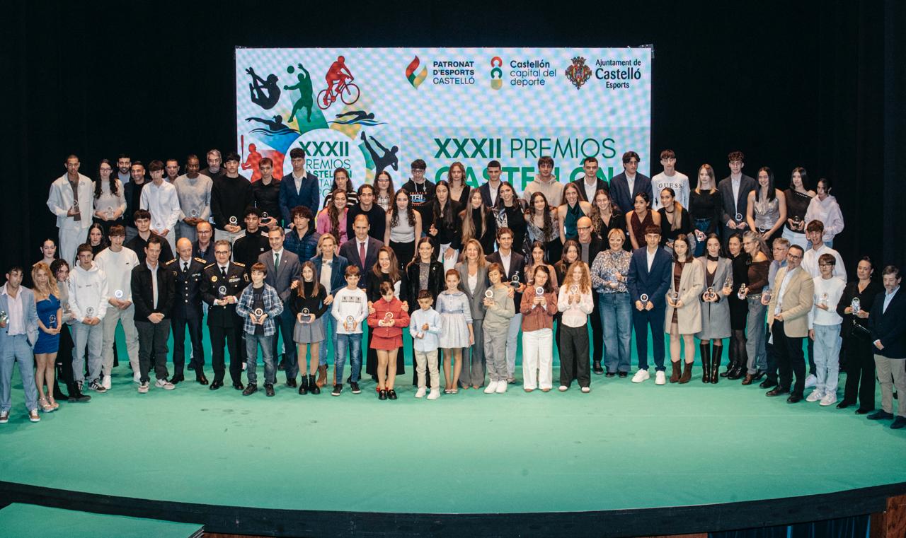 Castelló enalteix als seus esportistes més destacats amb la XXXII edició dels Premis Castelló Capital de l'Esport