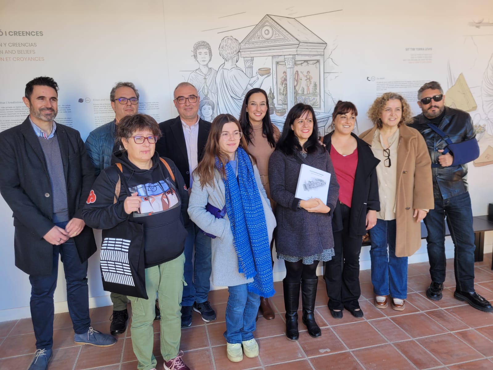 María España: “La vila romana de Vinamargo ha rebut més de 2.500 visitants des de la seua posada en marxa el mes d'abril passat”
