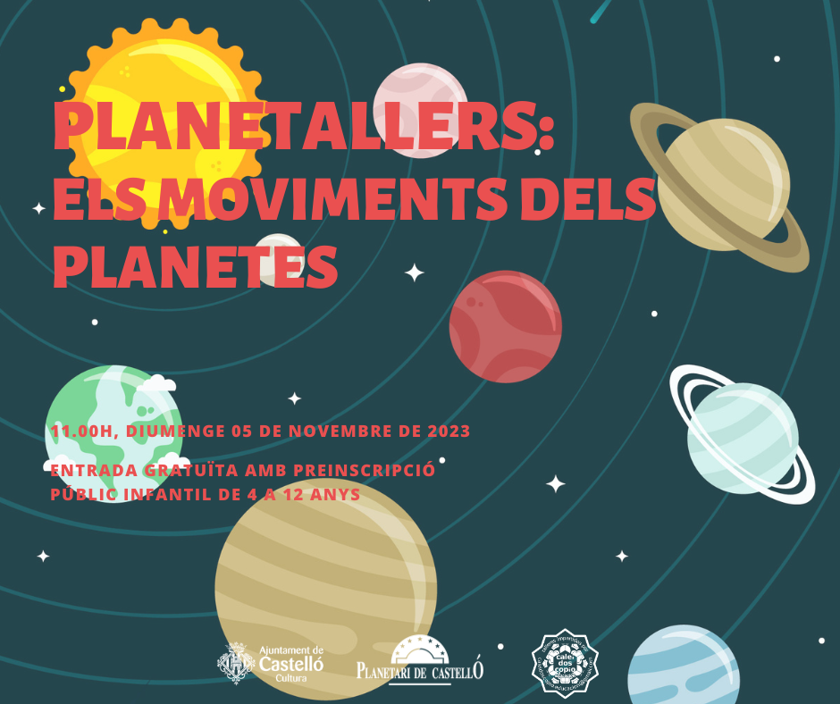 Planetaller Els moviments dels planetes (05/11/2023)