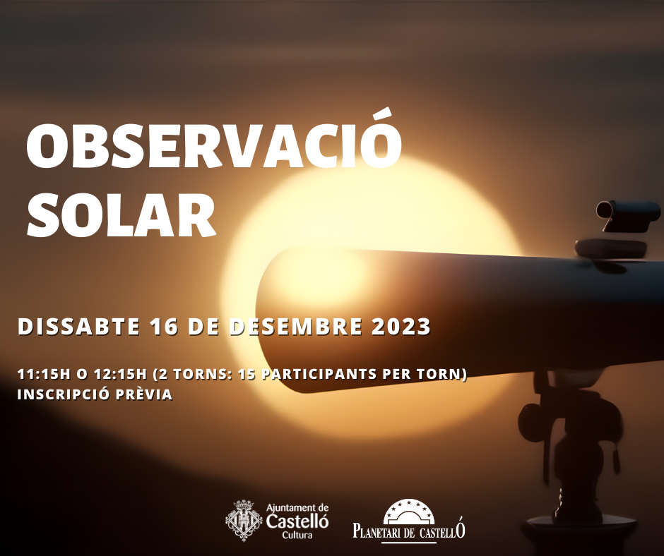 Observació Solar (16/12/2023)