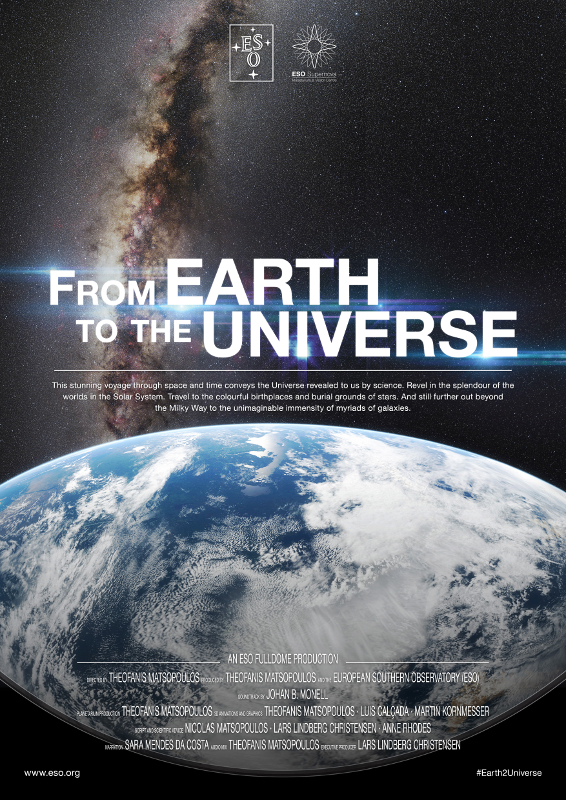 cartel De la Tierra al Universo