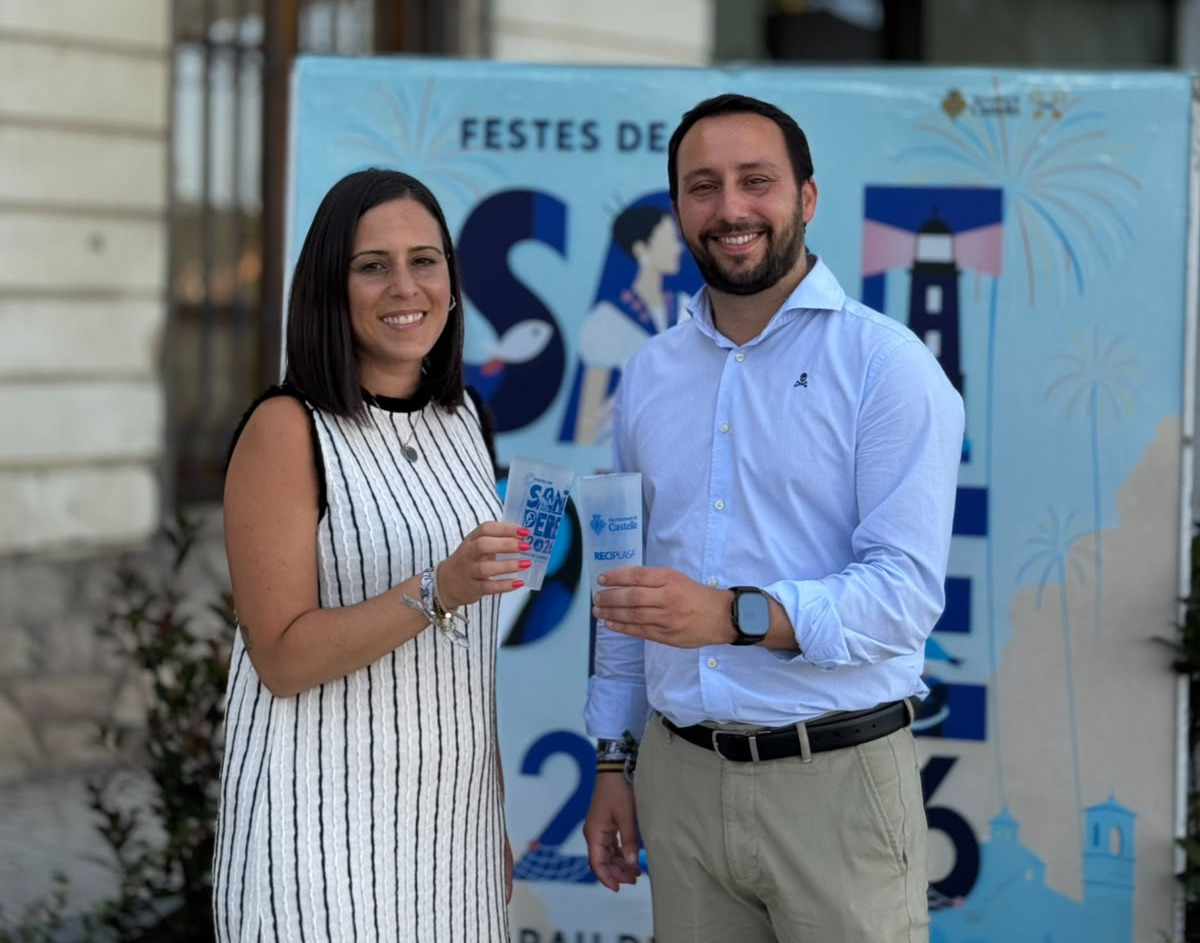 L'Ajuntament de Castelló i Reciplasa impulsen unes festes de Sant Pere sostenibles amb 4.600 gots reutilitzables