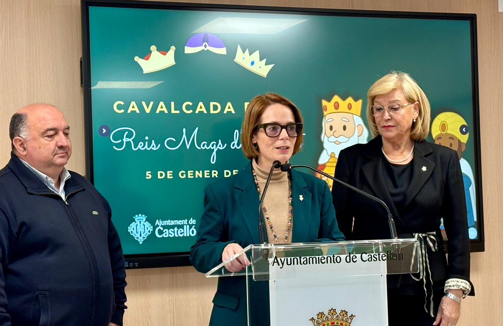 Castelló presenta la Cavalcada de Reis, el fermall final a més de 250 actes nadalencs amb 5.000 quilos de caramels, 315 figurants i amb caràcter inclusiu
