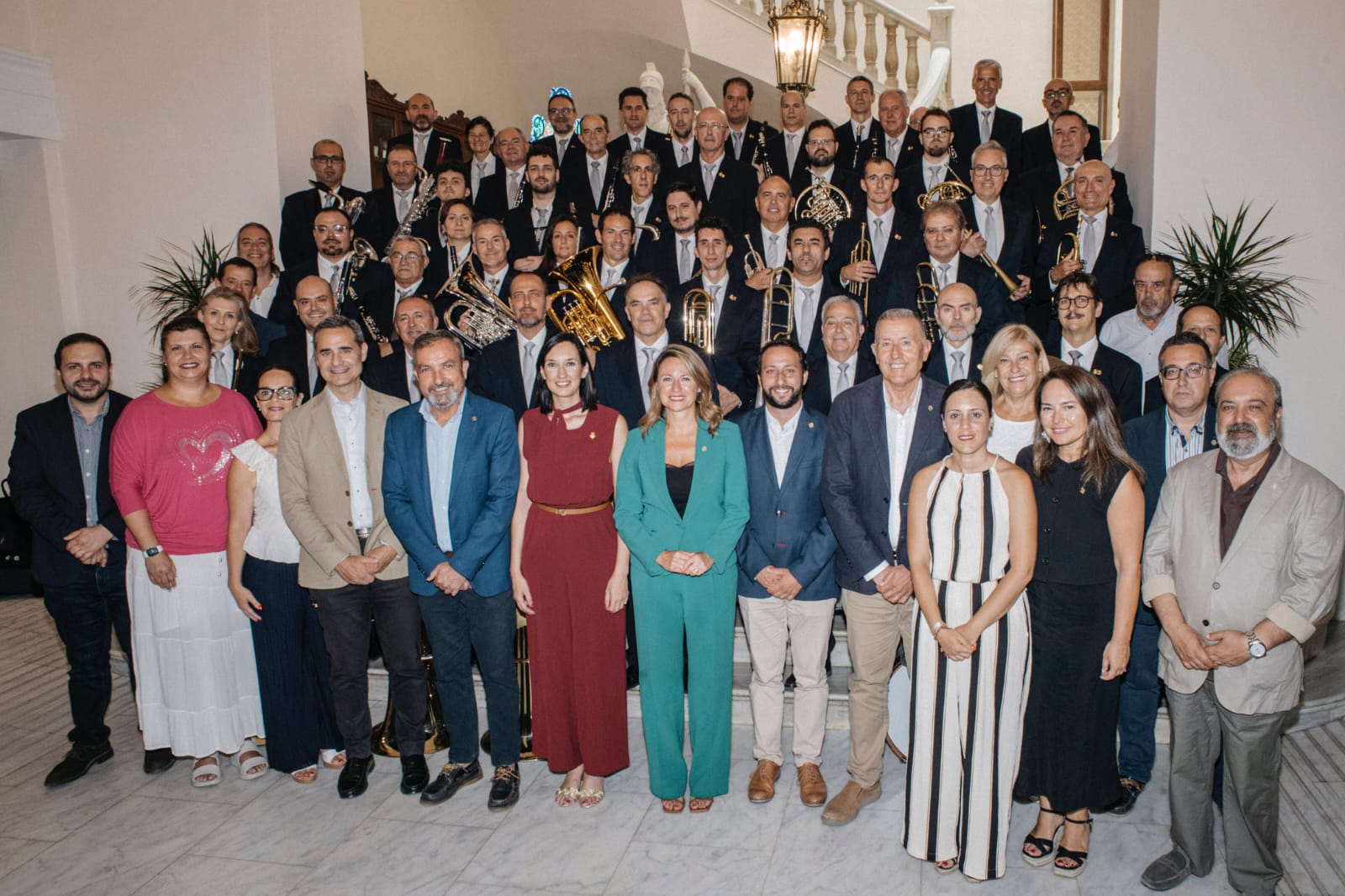 Castellón rinde homenaje a la Banda Municipal en el acto de conmemoración de su centenario