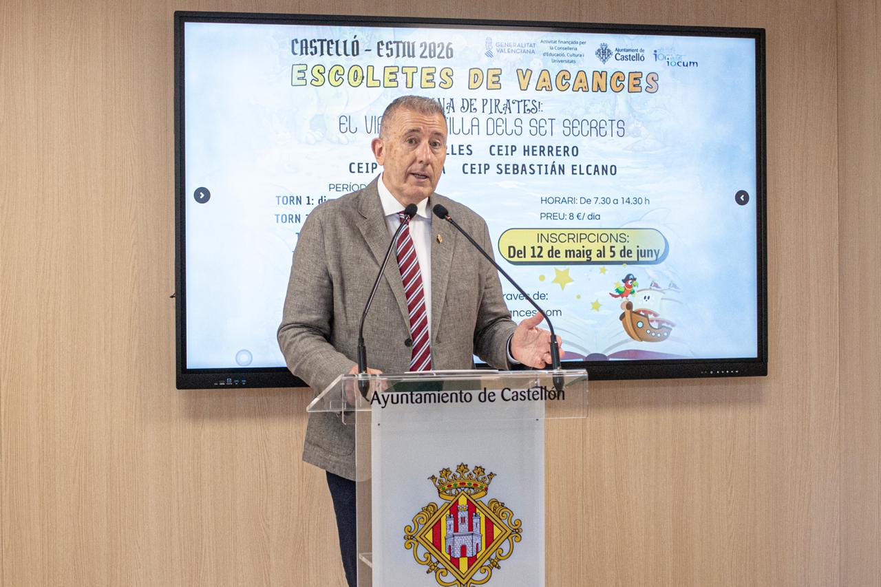 Castellón refuerza la conciliación familiar en las vacaciones de Verano con 228 plazas en las “Escoletes de Vacances”