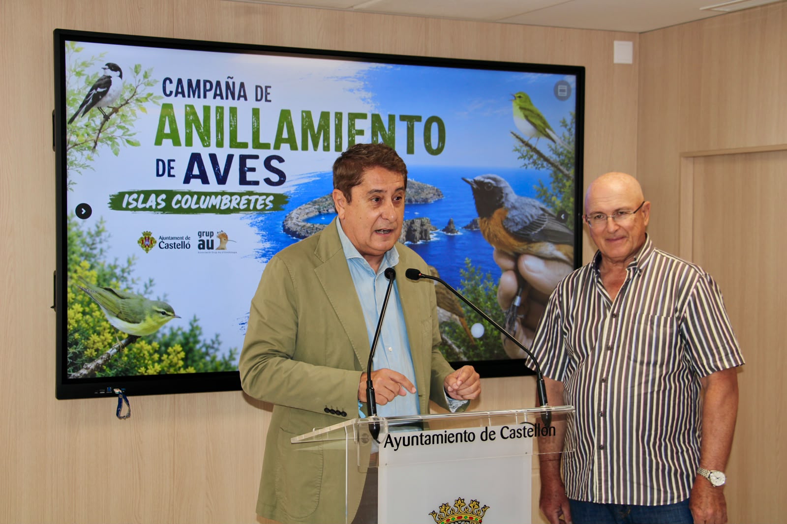 Castelló presenta els resultats de la campanya d'anellament d'aus al parc natural de les els Columbretes amb 2.117 captures registrades