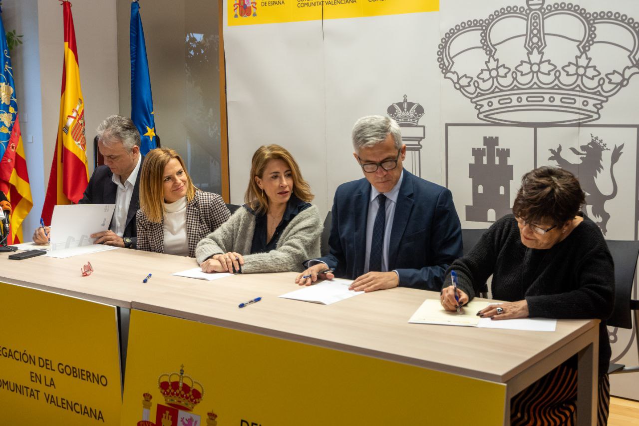 Castelló signa amb la ministra d’Agenda Urbana els acords per a impulsar la rehabilitació del Pla Barris