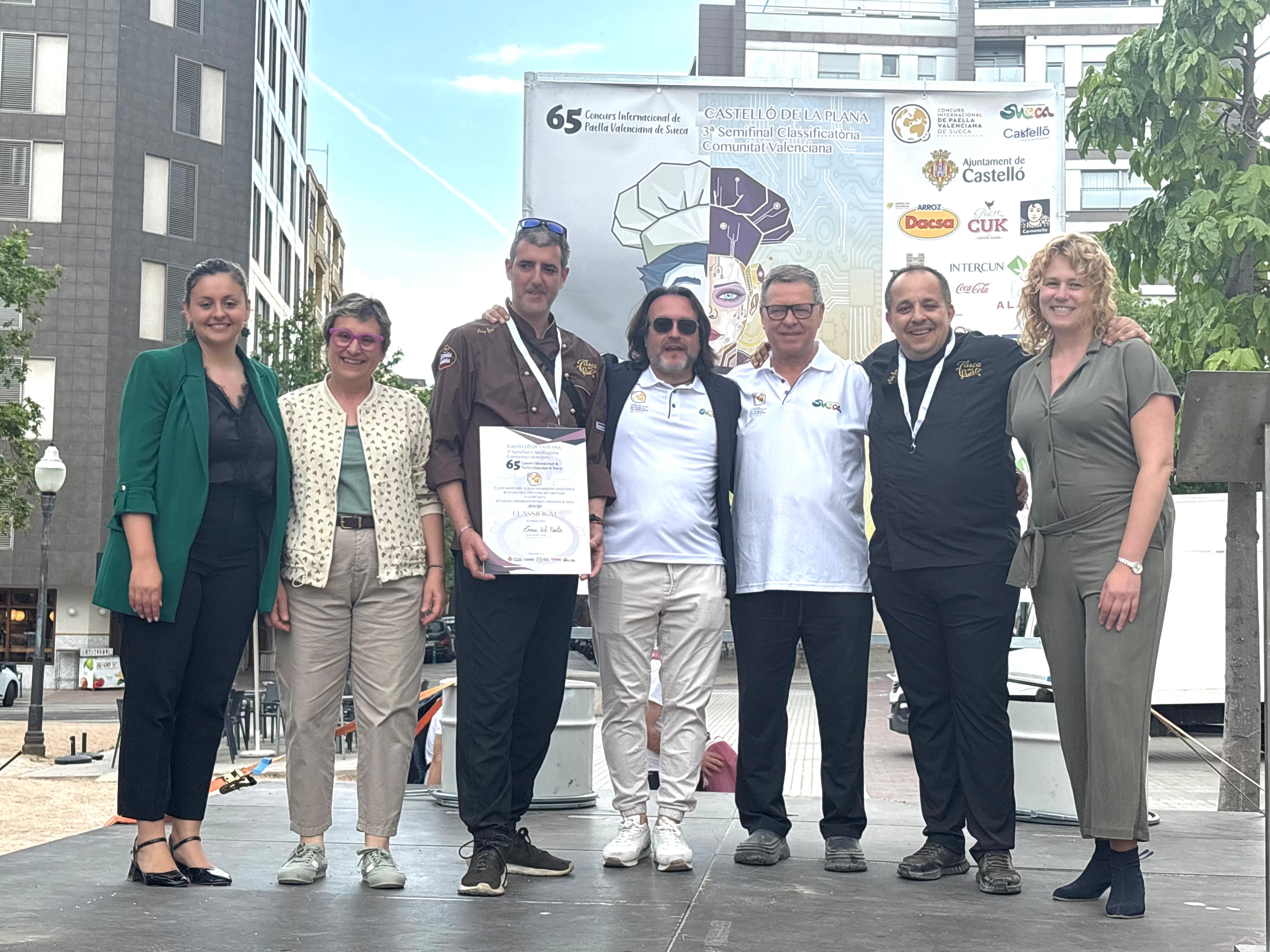 La Tasca Del Puerto es classifica per a la final del 65é Concurs Internacional de Paella Valenciana de Sueca després de la semifinal celebrada al Parc Ribalta
