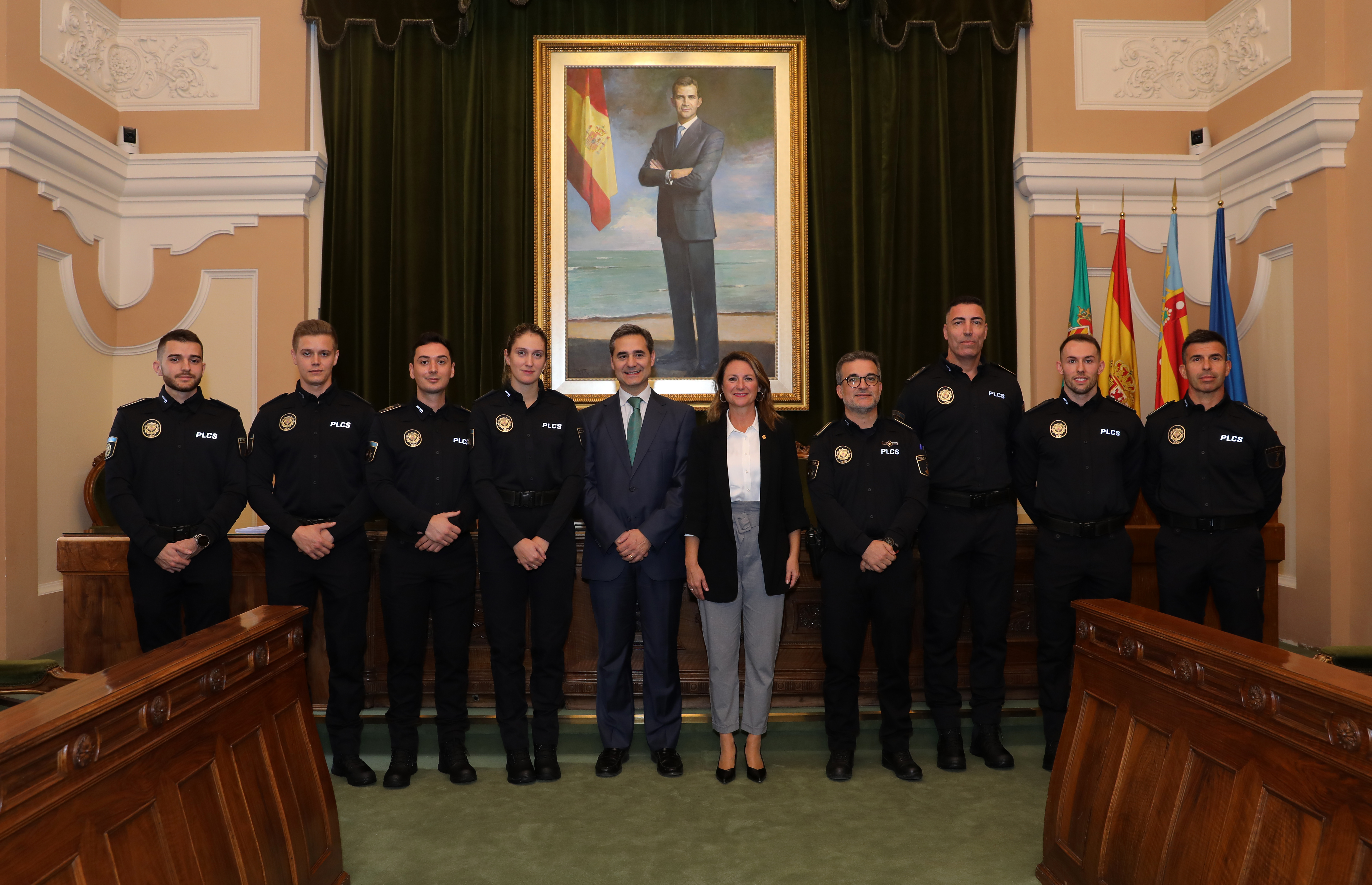 L'Ajuntament de Castelló dona la benvinguda a 7 nous agents en pràctiques de Policia Local
