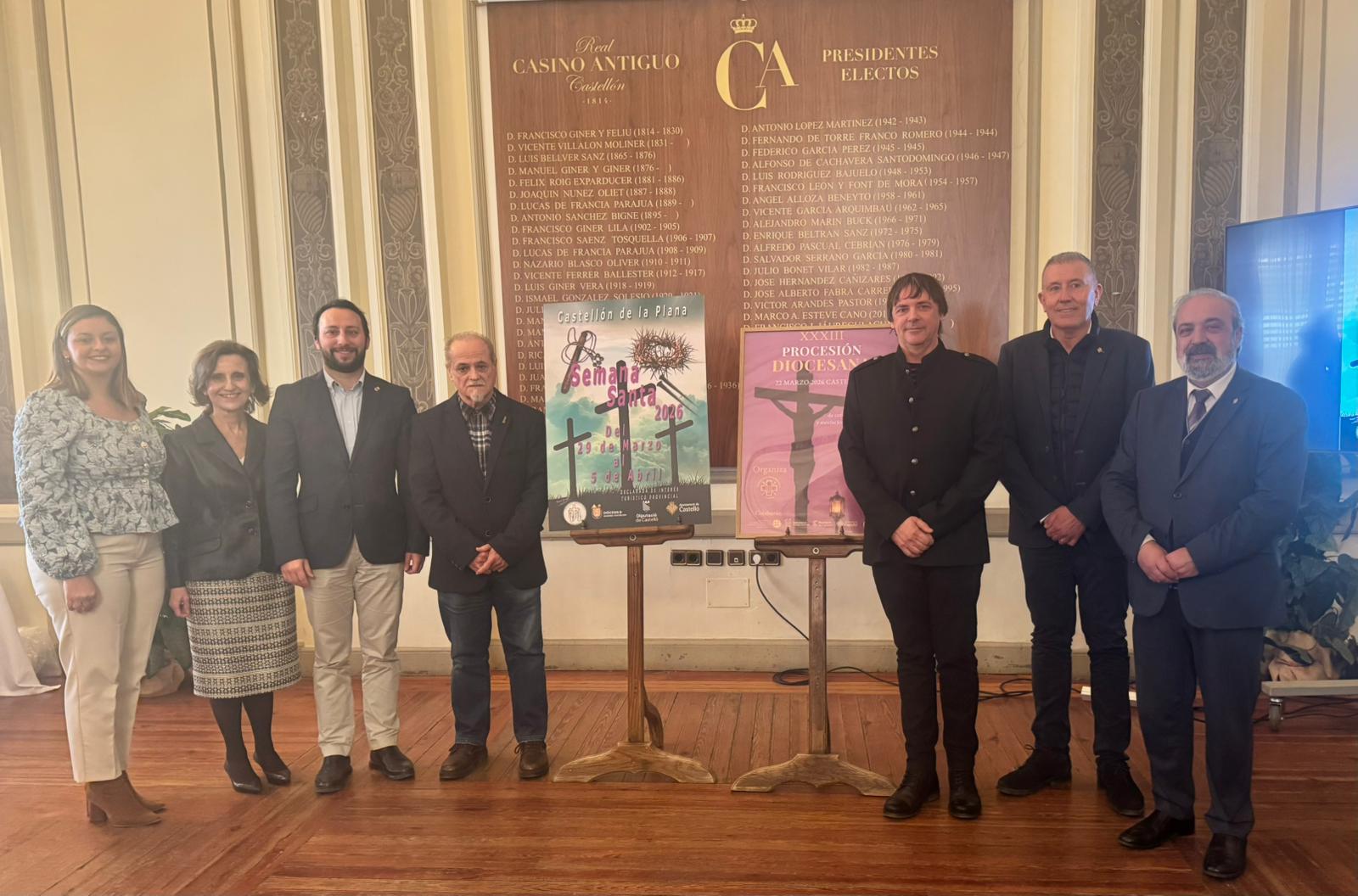 Castelló desvela i presenta els cartells per a la Setmana Santa 2026