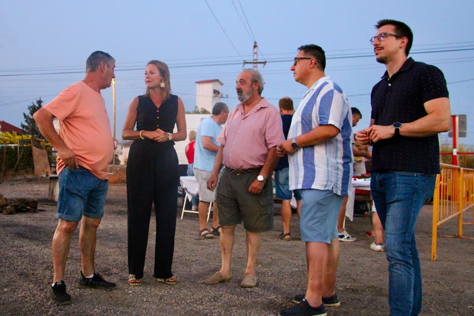 Begoña Carrasco acompanya als veïns de Benadressa en les seues tradicionals festes d'estiu