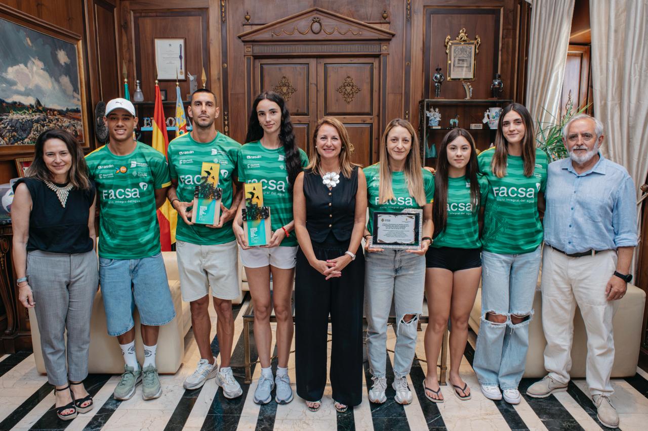 Begoña Carrasco felicita al Facsa Platges de Castelló pels seus resultats en el Campionat d'Europa de Clubs, per l'èxit organitzatiu i pel magnífic ambient viscut durant la competició