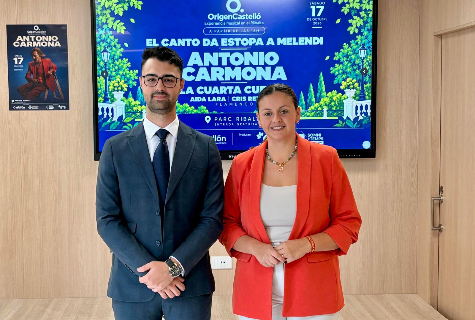 Castelló presenta una nova edició del Festival Origen amb l’artista Antonio Carmona com a principal reclam