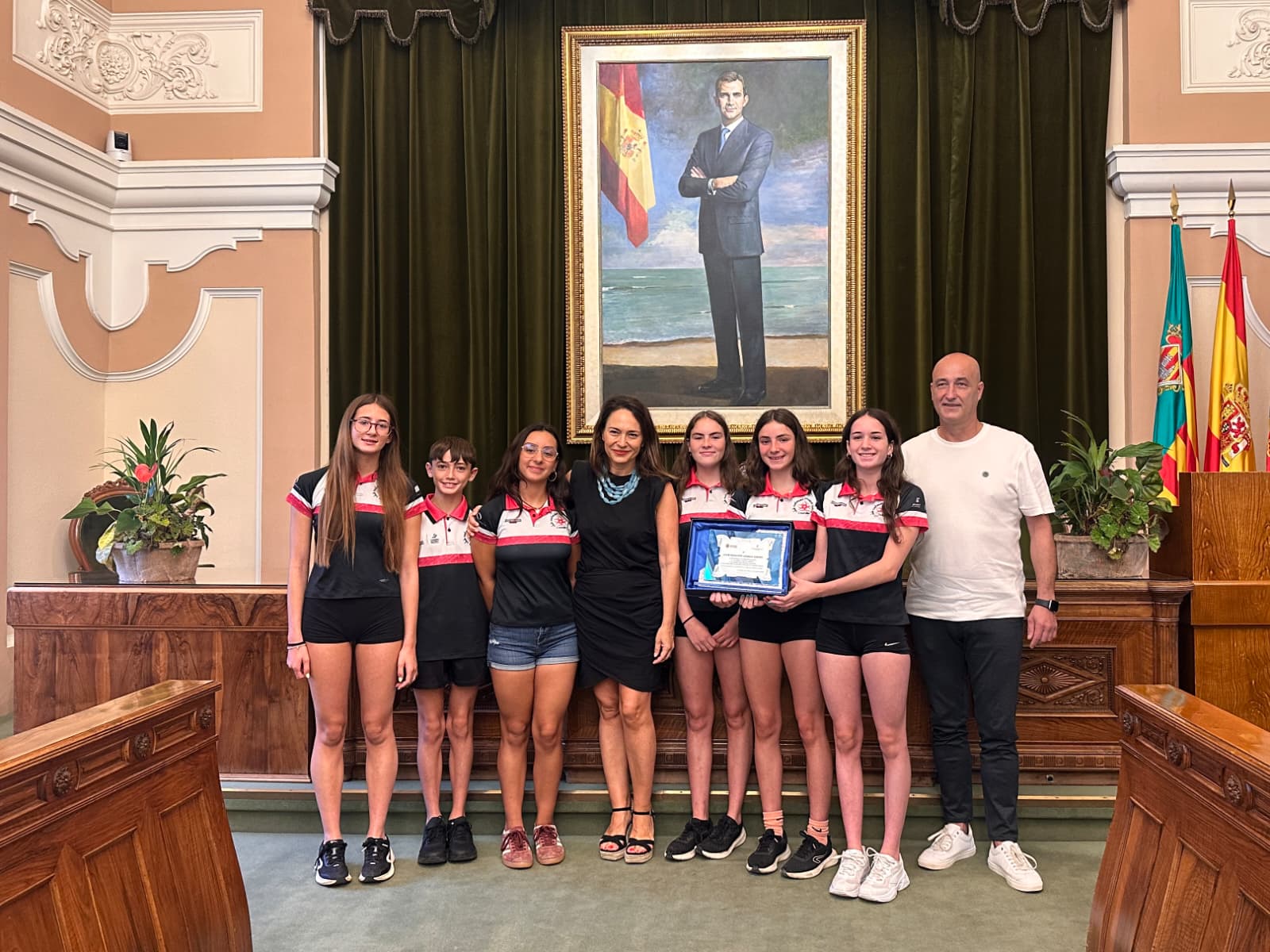 Castelló reconeix els èxits nacionals dels esportistes del Club Natació Costa Azahar Sincro