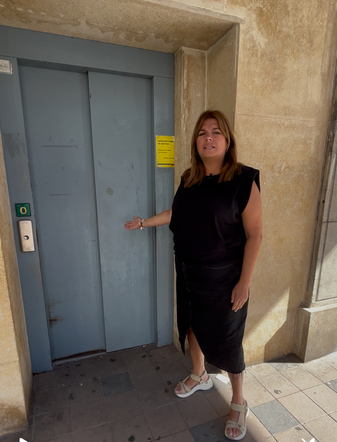 Carrasco converteix en inaccessible el pàrquing de Santa Clara al no solucionar l'avaria de l'ascensor