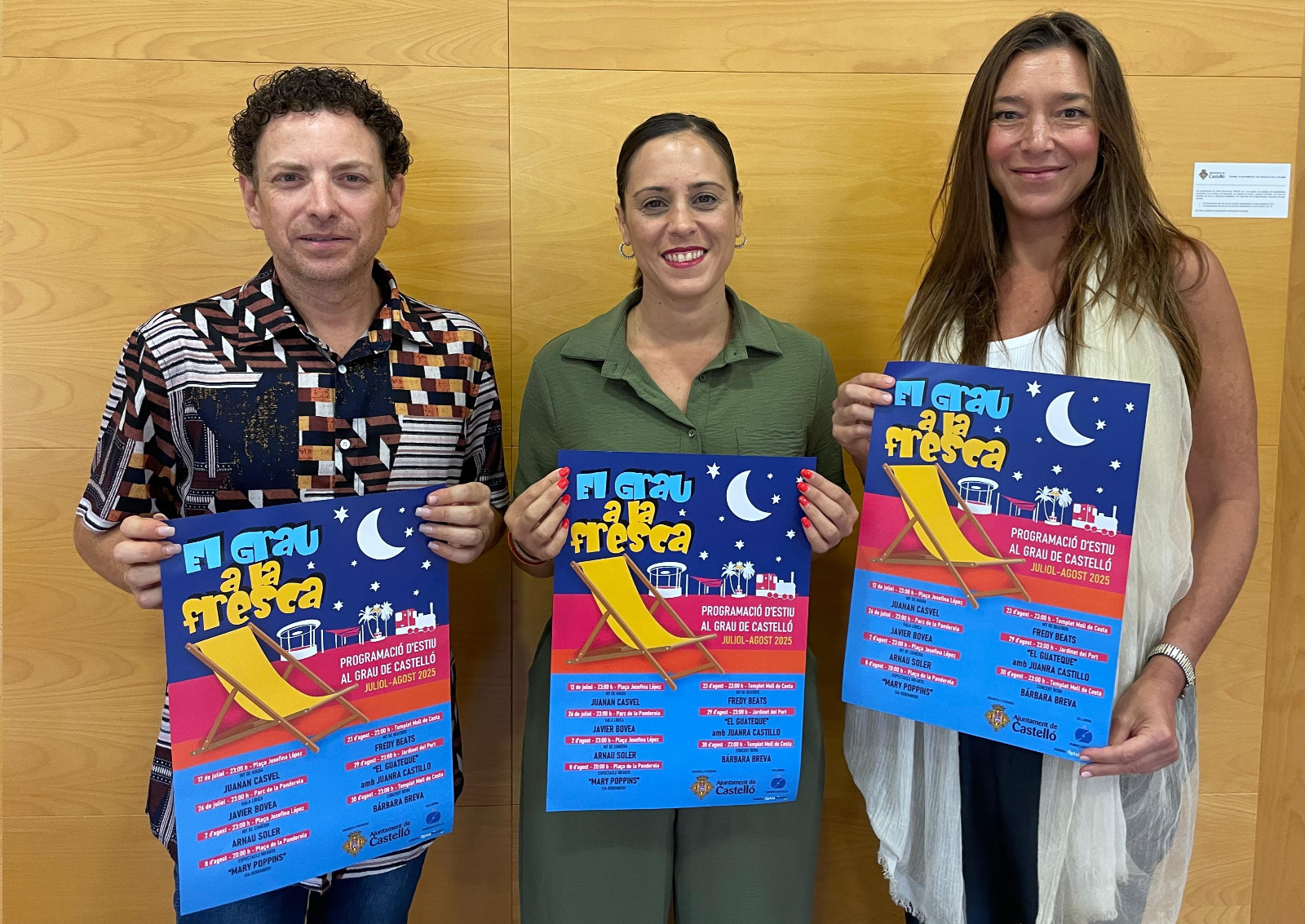 La teniente alcalde del Grao anuncia que ‘El Grau a la fresca’ vuelve este verano con 7 noches de música y espectáculos para toda la familia