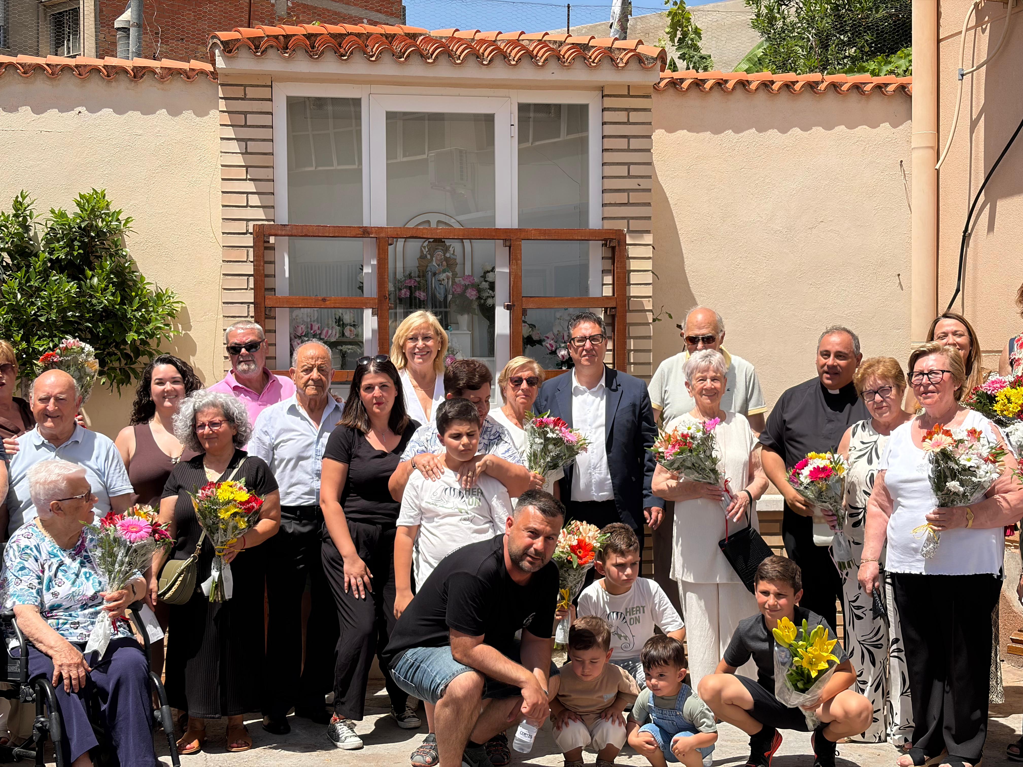 El Govern de Castelló acompanya els veïns del Grup Perpetu Socors en la celebració de la seua Patrona