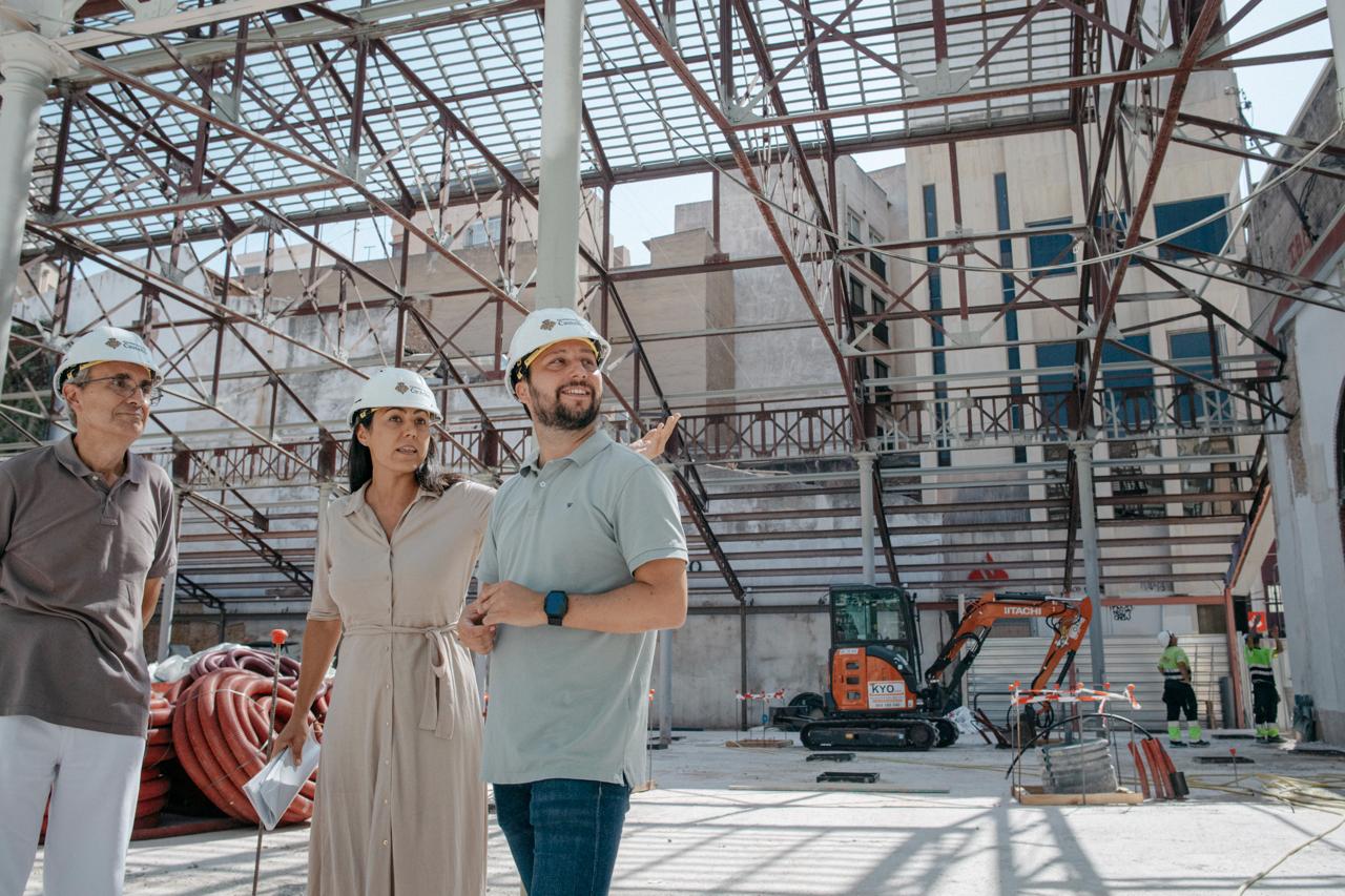Les obres de reforma del nou Mercat Central aconsegueixen el 45% d'execució