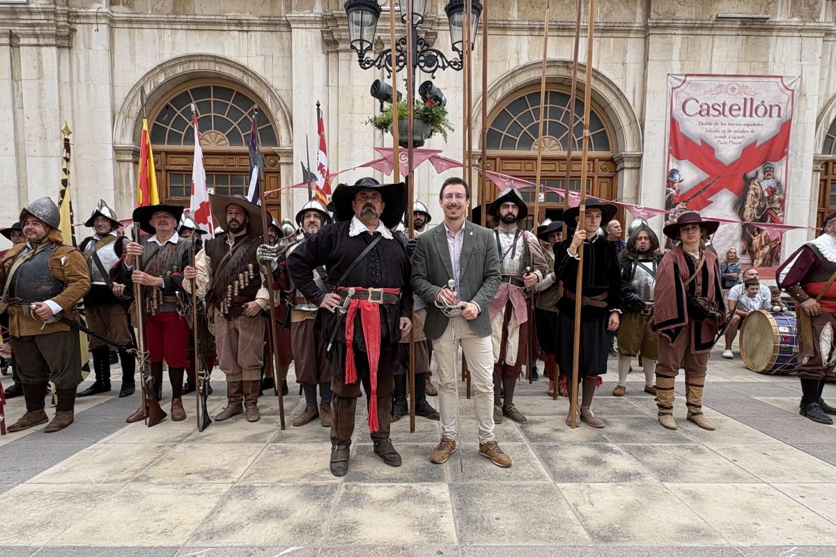Castelló dinamitzarà este dissabte el centre de la ciutat amb la recreació històrica dels Terços i la tercera edició del Dia dels Jocs
