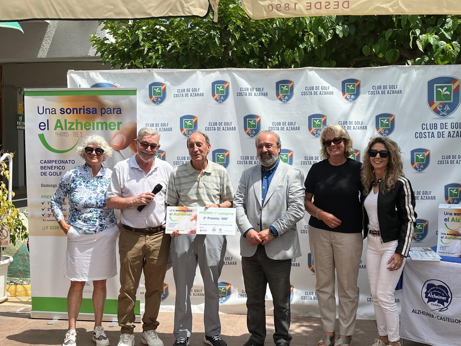 L'Ajuntament celebra amb AFA Castelló un torneig de golf solidari per a sensibilitzar sobre l'alzheimer