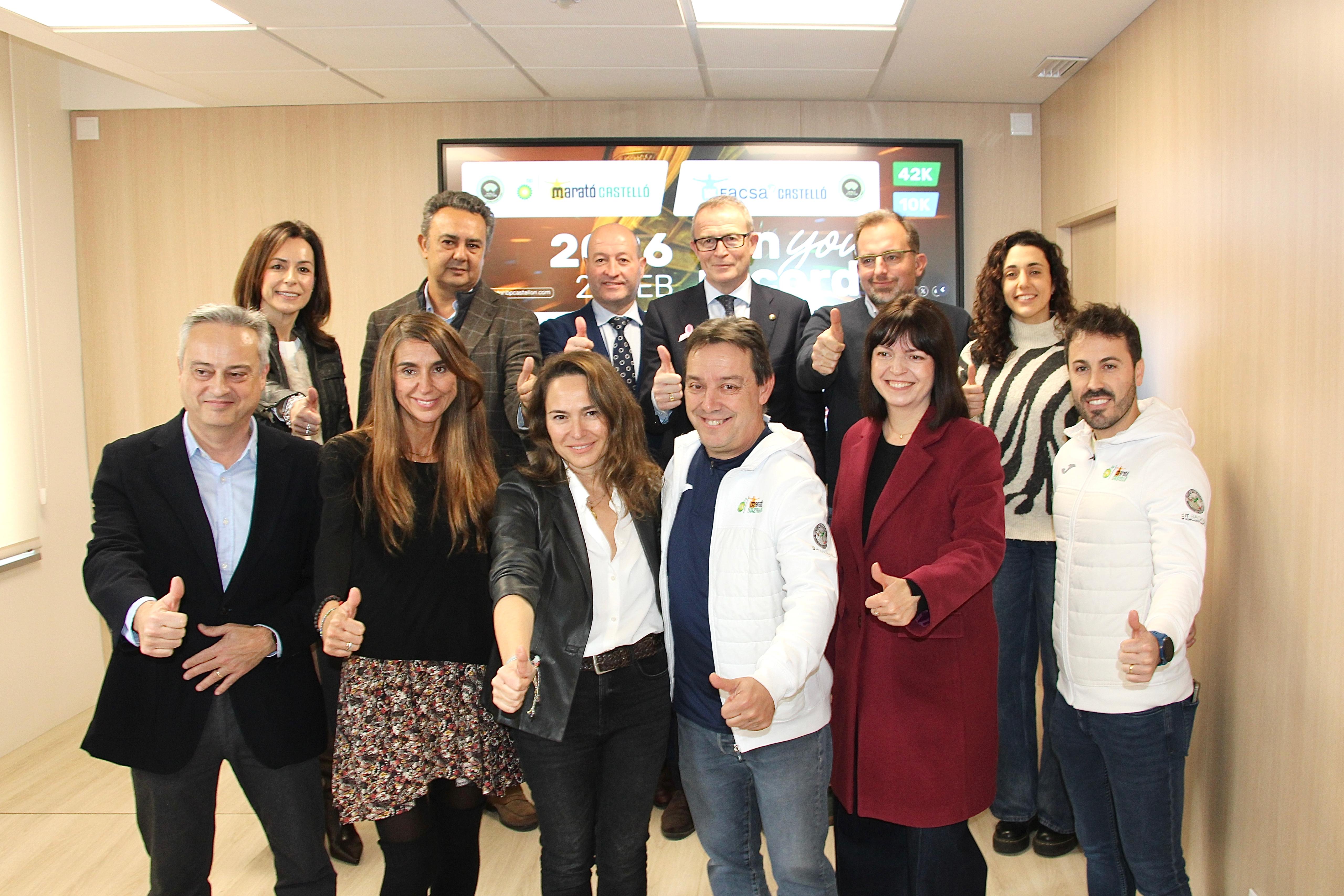 L'Ajuntament de Castelló acull la presentació oficial de Marató bp Castelló i 10k FACSA Castelló que registra un 10% més d'inscripcions