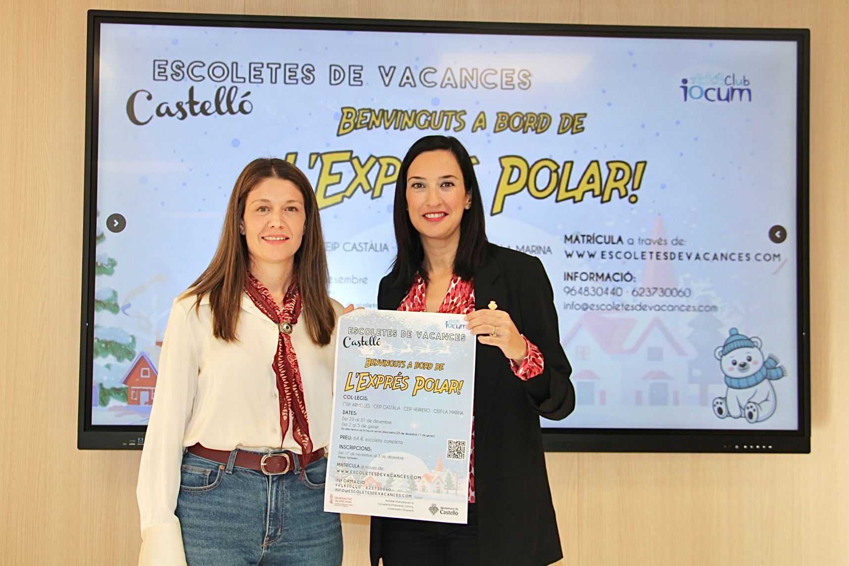 Las escoletes de Navidad se subirán a bordo del “Polar Express”