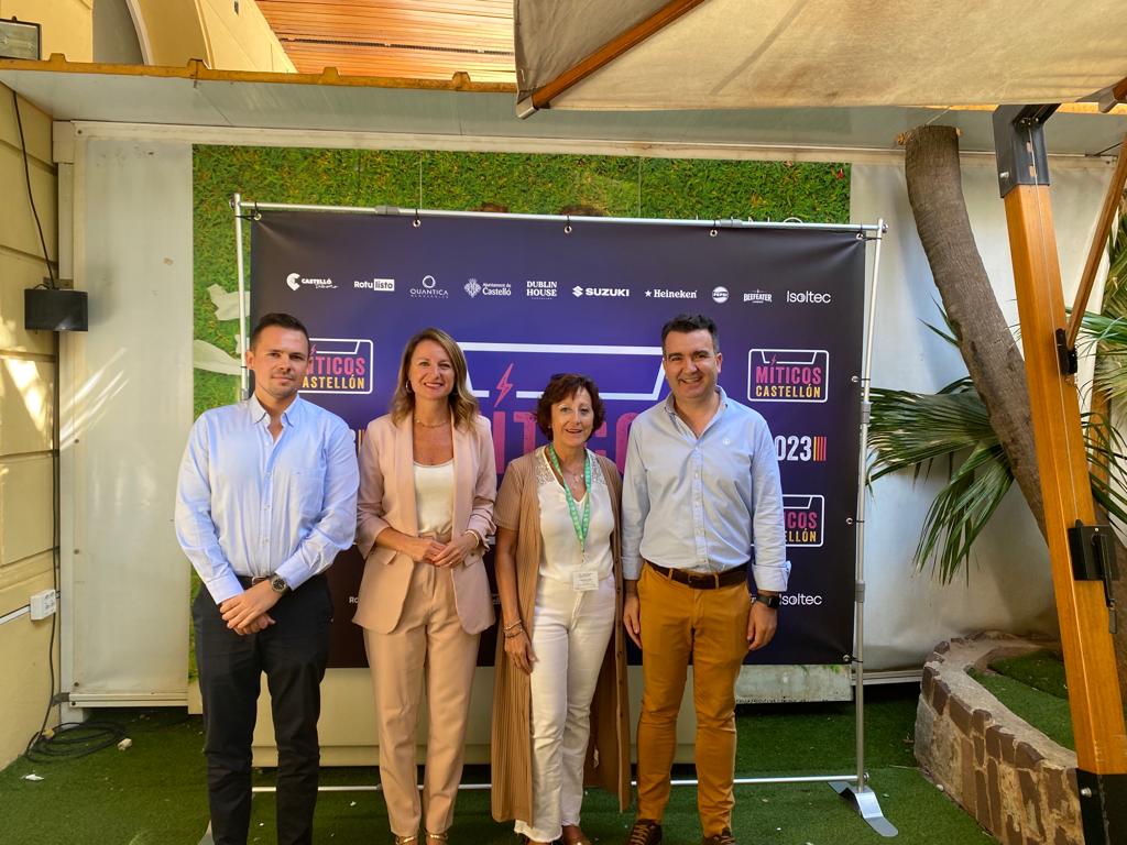 L'alcaldessa Begoña Carrasco recolza el festival Mítics per “la seua aposta per Castelló”