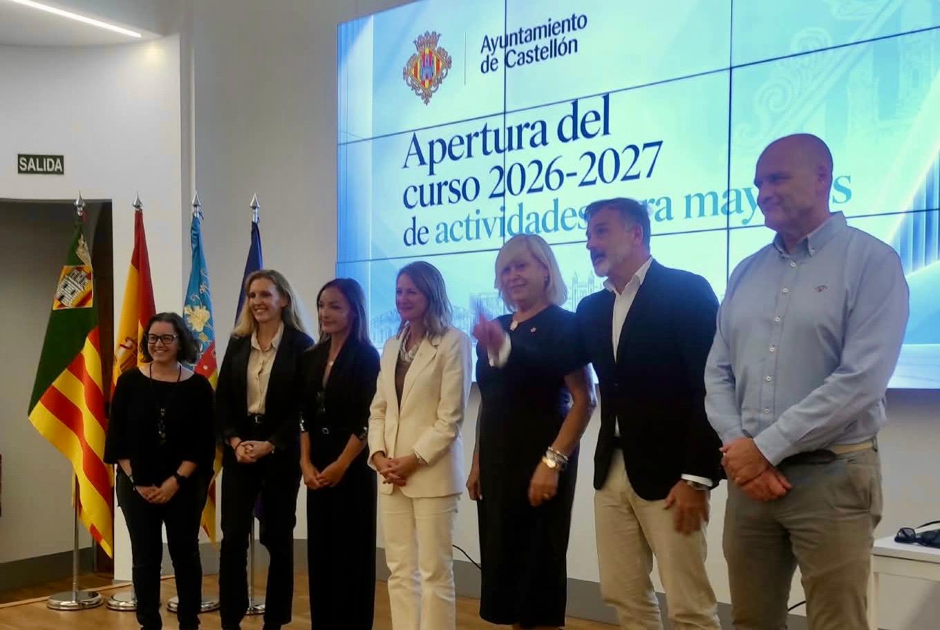 Castellón presenta el curso de actividades para mayores con 4.743 plazas ofertadas y 92 propuestas distribuidas en 227 grupos