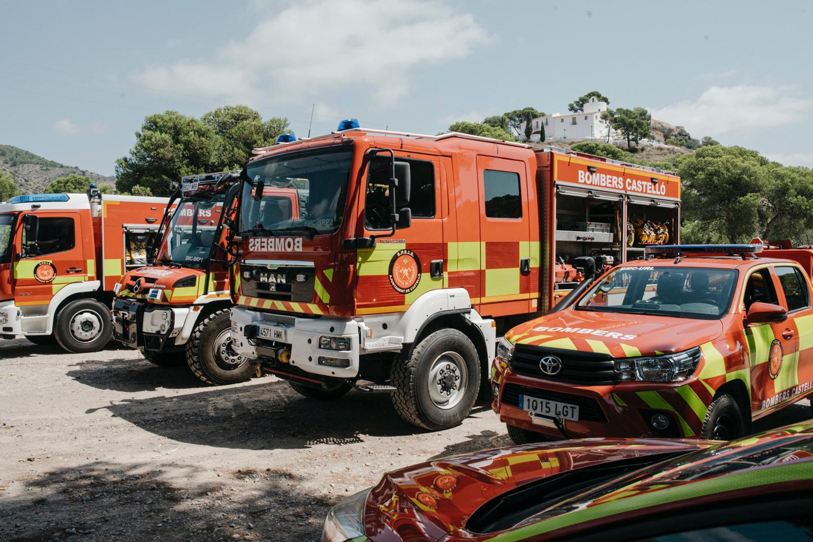 Castellón envía una dotación de Bomberos a Castilla y León para colaborar en la extinción de los incendios