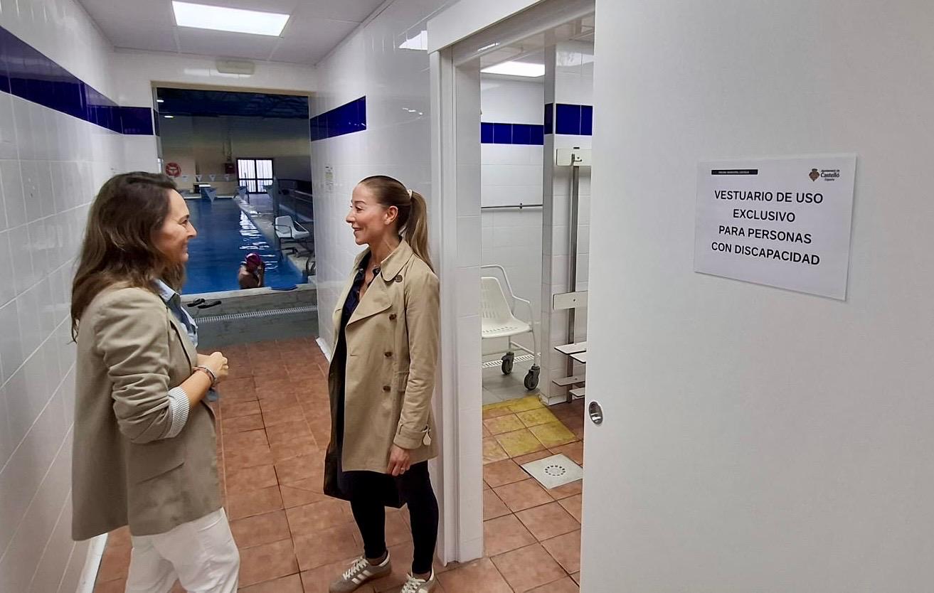 ​​​​​​​  Finalitzades les obres d'accessibilitat en els banys i vestuaris de la Piscina Municipal Castalia