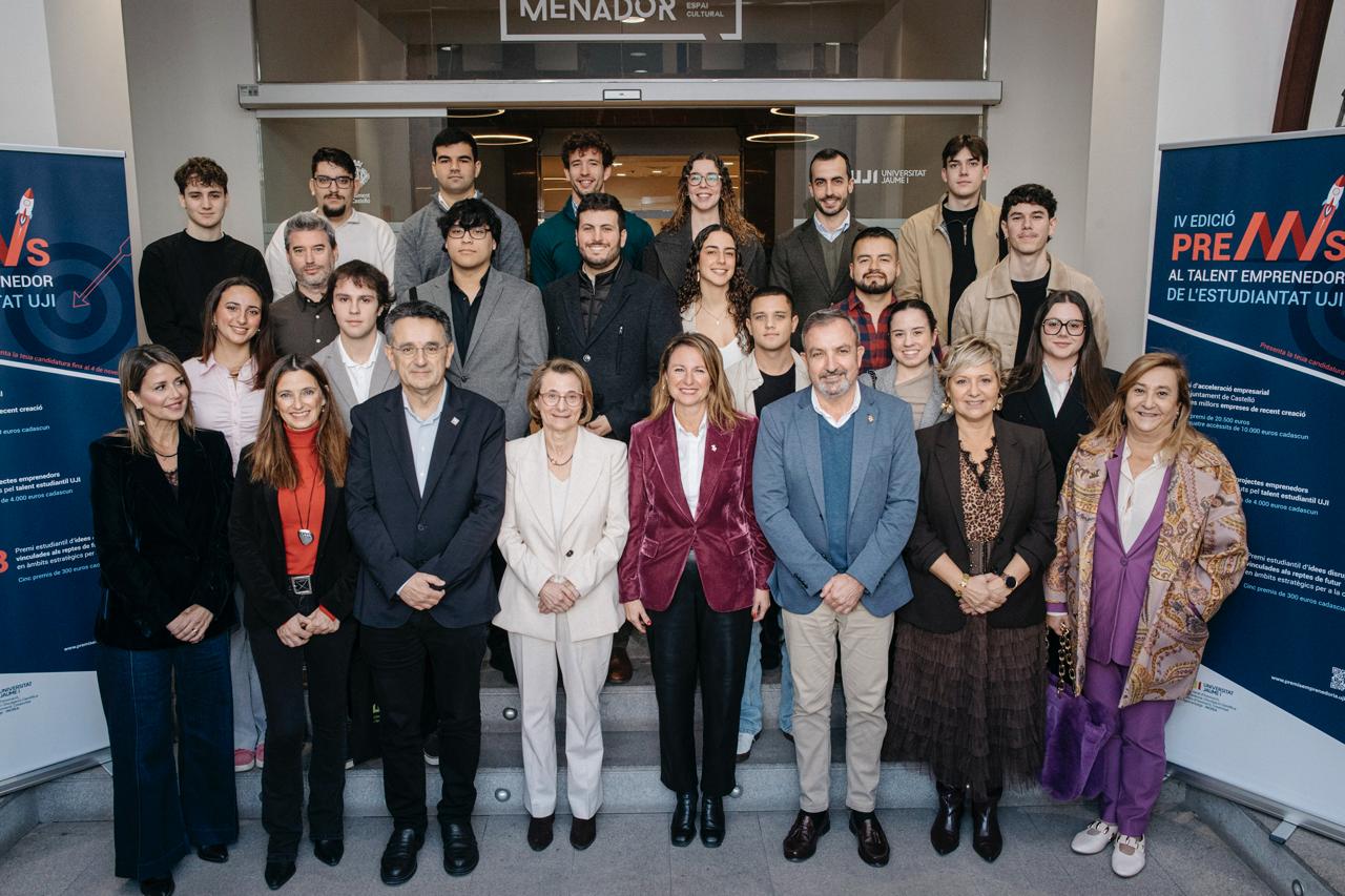 L'Ajuntament de Castelló i la Universitat Jaume I entreguen els guardons de la IV edició Premis al Talent Emprenedor UJI