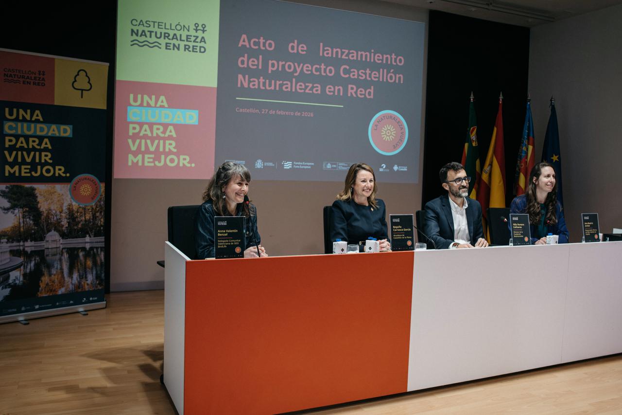 Castelló activa el projecte “Castelló Naturalesa en Xarxa” de la mà de referents en biodiversitat i salut i amb els centres educatius de la ciutat