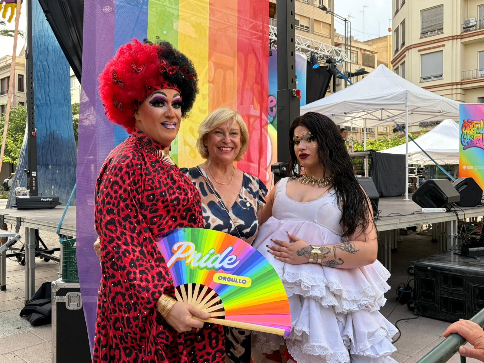 Castelló plena Huerto Sogueros de color, reivindicació i diversitat en la celebració del Orgull LGTBI+