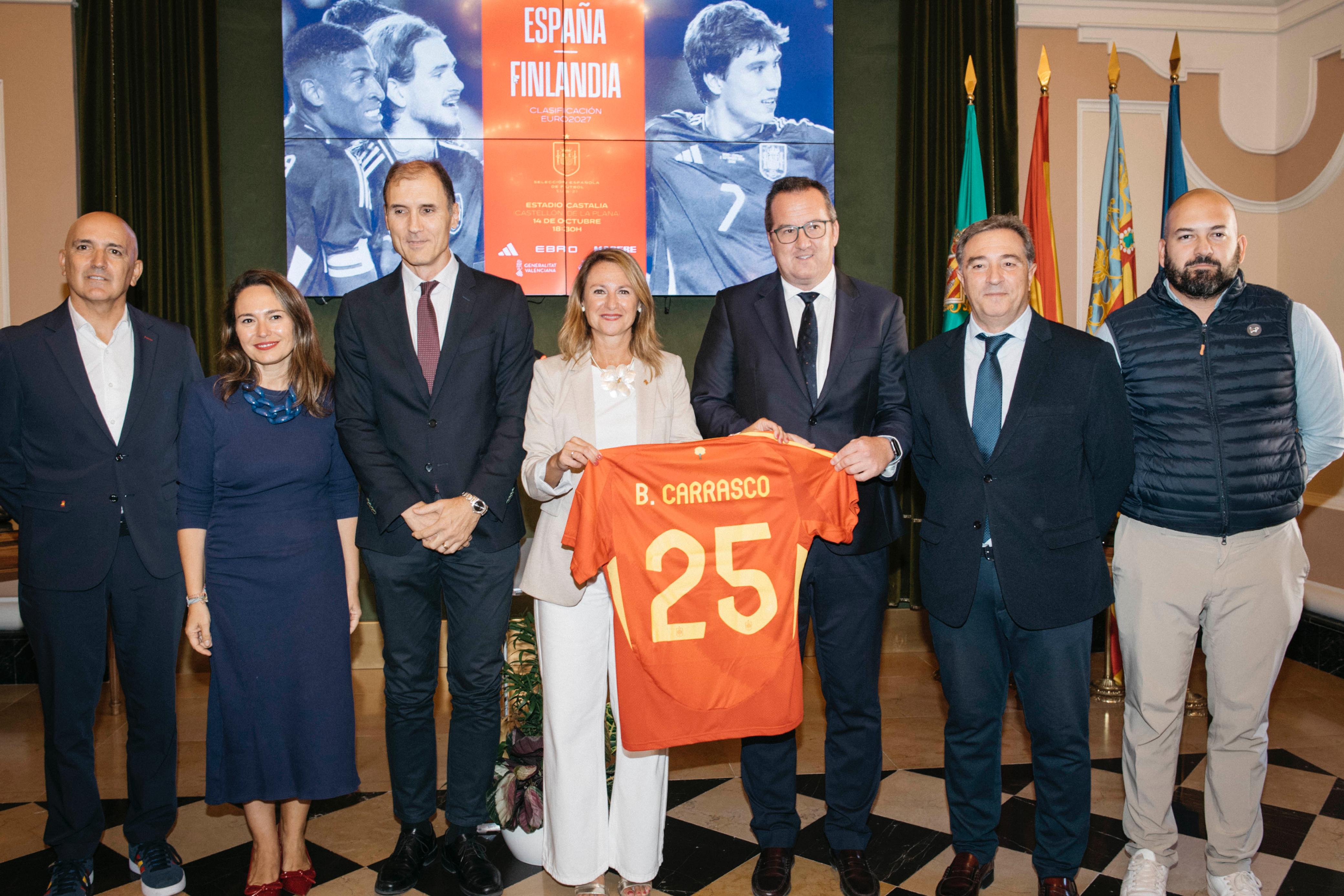 Castelló acollirà el 14 d'octubre el partit internacional classificatori per a l'Europeu Sub-21 entre Espanya i Finlàndi