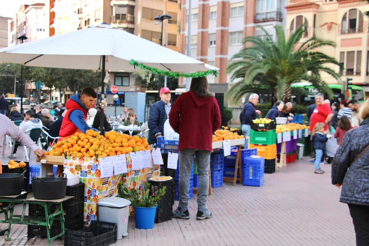 Ja són al carrer els primers llocs del Mercat de la Taronja en una nova edició amb novetats